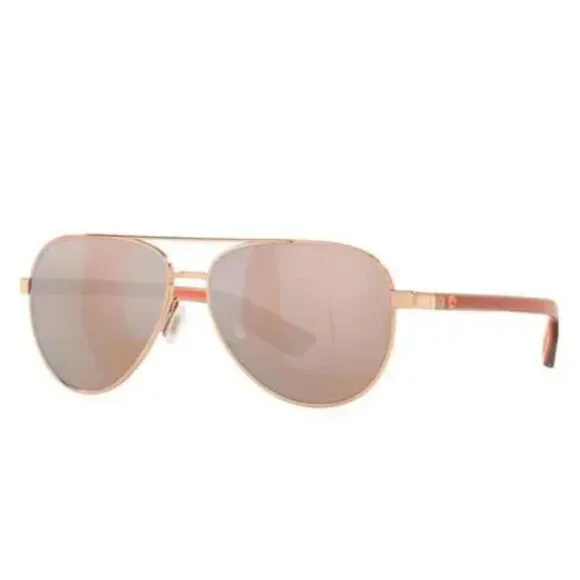 COSTA Del Mar Peli Polariized Sunglasses Rose Gold/Copper - $298. - Picture 13 of 14
